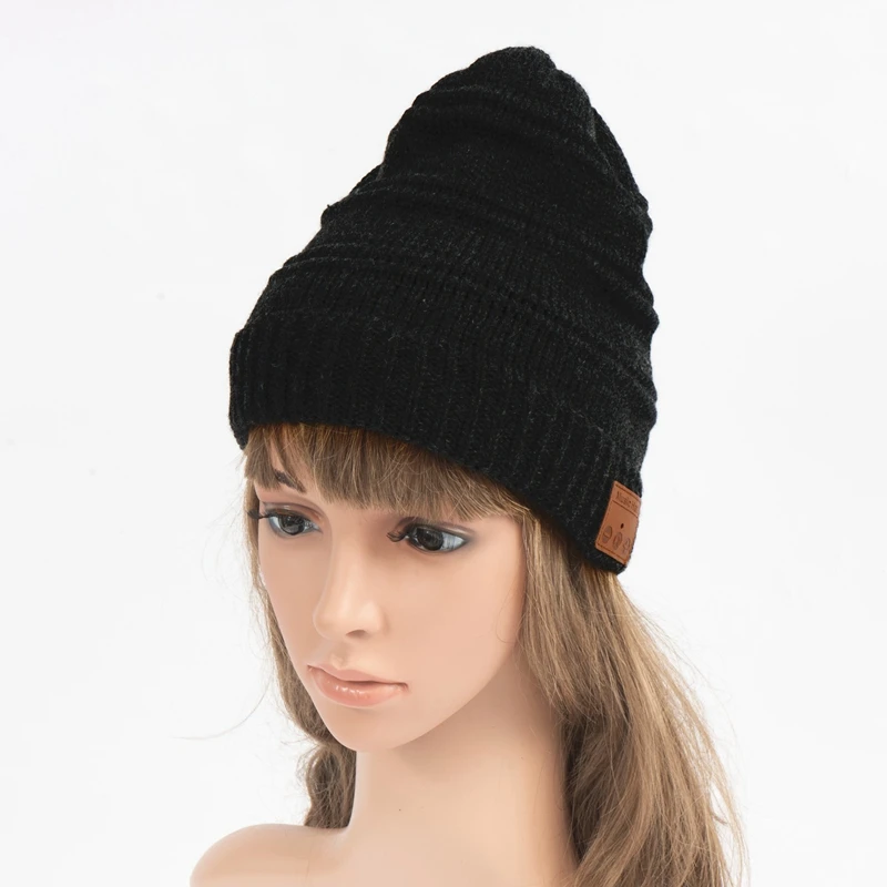 Hot 3C Bluetooth Earphone Music Hat Winter Wireless Headphone Cap Headset with Mic Sport Hat for Meizu Sony Xiaomi Phone Gaming