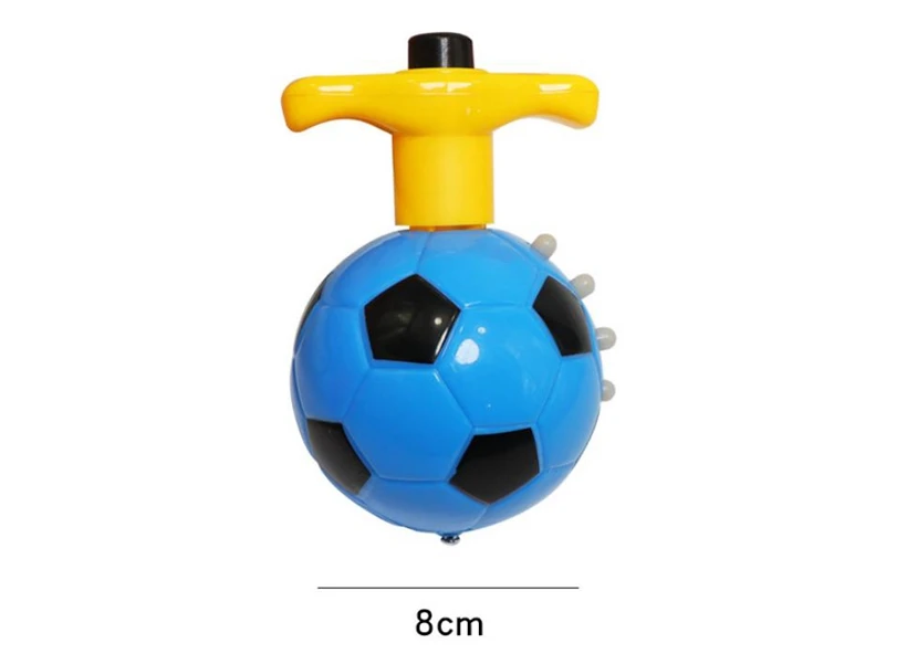 light up spinning top soccer ball toys