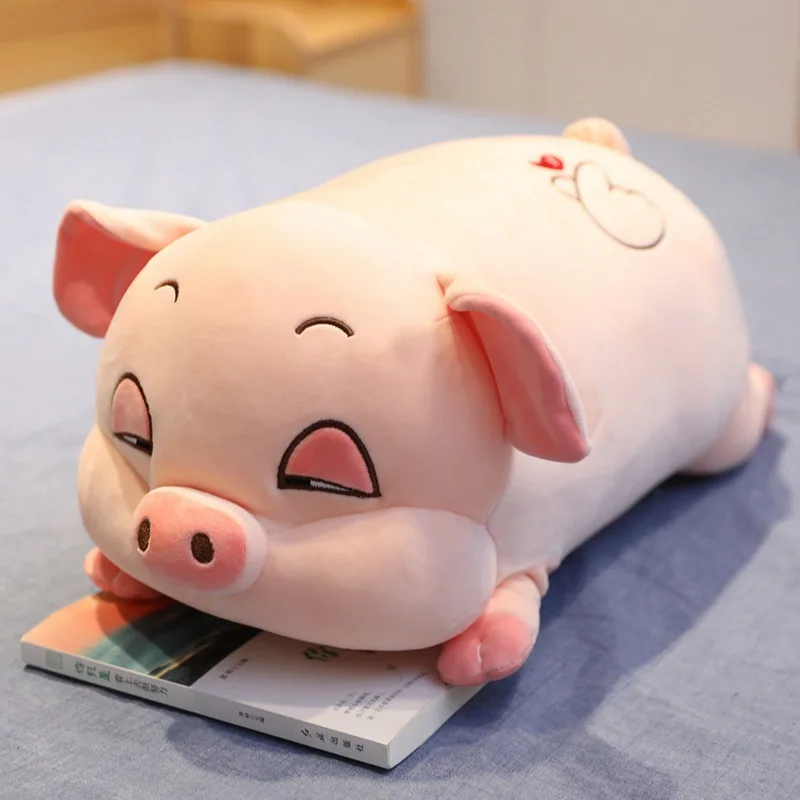 

Hot Selling Mouse Hamster Sleepy Pig Pillow Creative Cartoon Plush Doll Customizable Logo Recruit Agents