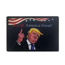 Значок прямоугольный американский президент вышитые самодельные Украшения повязки на руку одежда кронштейн патч американский президент