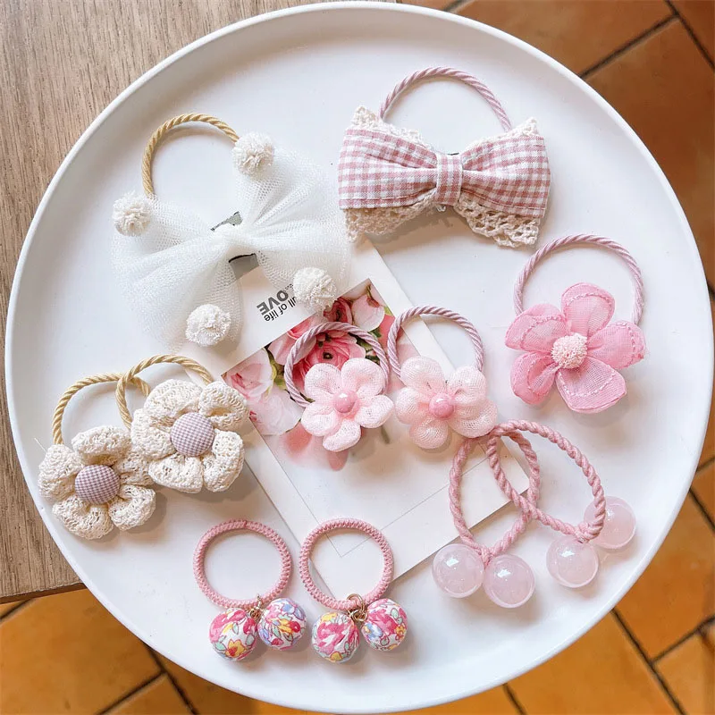 Hair Ring Baby Girl Hair Accessories Set 10-Piece/Set Little Girl