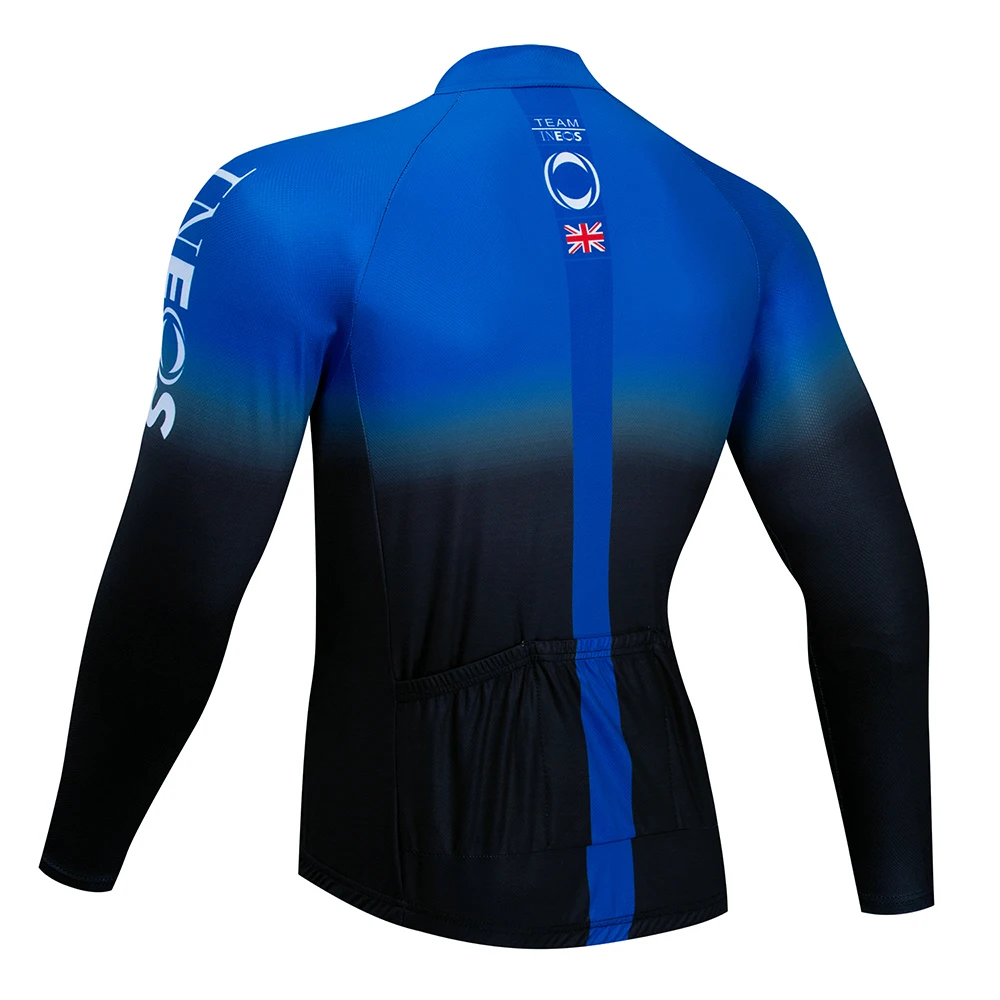 INEOS Pro Cycling Bicycle Clothing Long Sleeves Autumn Men's Cycling Jerseys MTB Bike Clothes Men Cycling Dress Long Sleeve