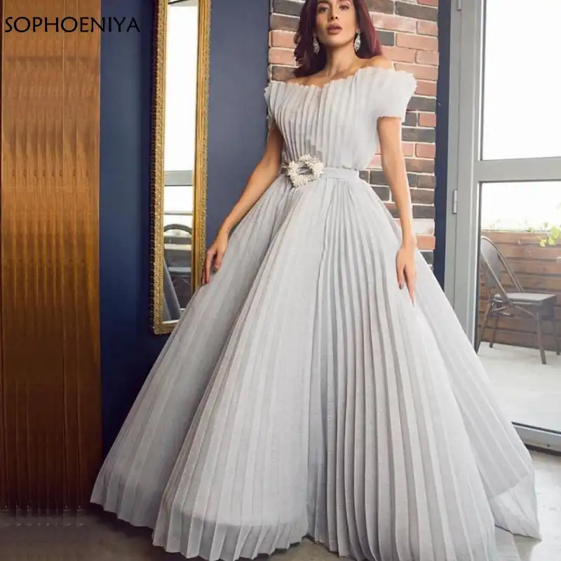 ruched evening dress