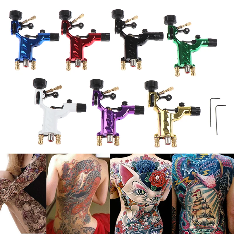 7 cores sortidas tatoo motor gun kits fornecimento para artistas