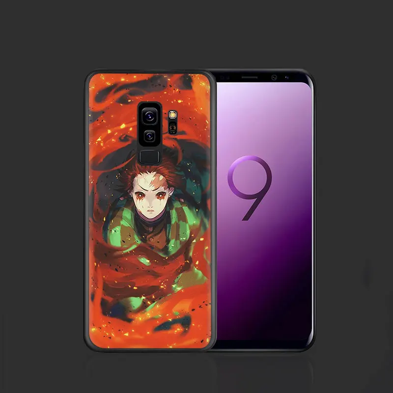 B12 Аниме Demon Slayer Kimetsu no Yaiba Мягкий ТПУ чехол для телефона samsung Galaxy A5 A6 7 8 9 A10S 20S 30S 40S 50S 70 J6 - Цвет: B12
