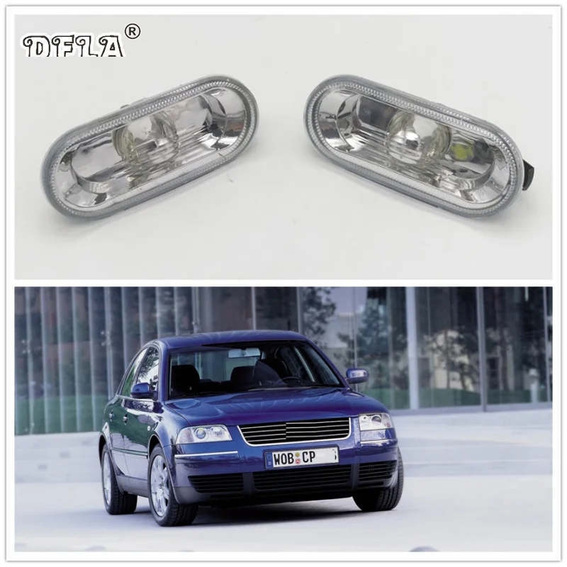 2 шт. для VW Passat B5 2001 2002 2003 2004 2005 2006 автомобильный Стайлинг боковой маркер указатель