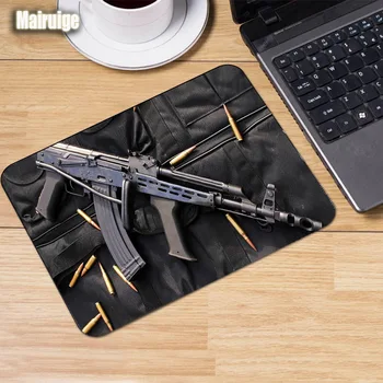 

The cool Guns Weapons Pattern mouse pad Customized Comfortable Rubber Anti-skid pc Table Mat for decoration tabletop