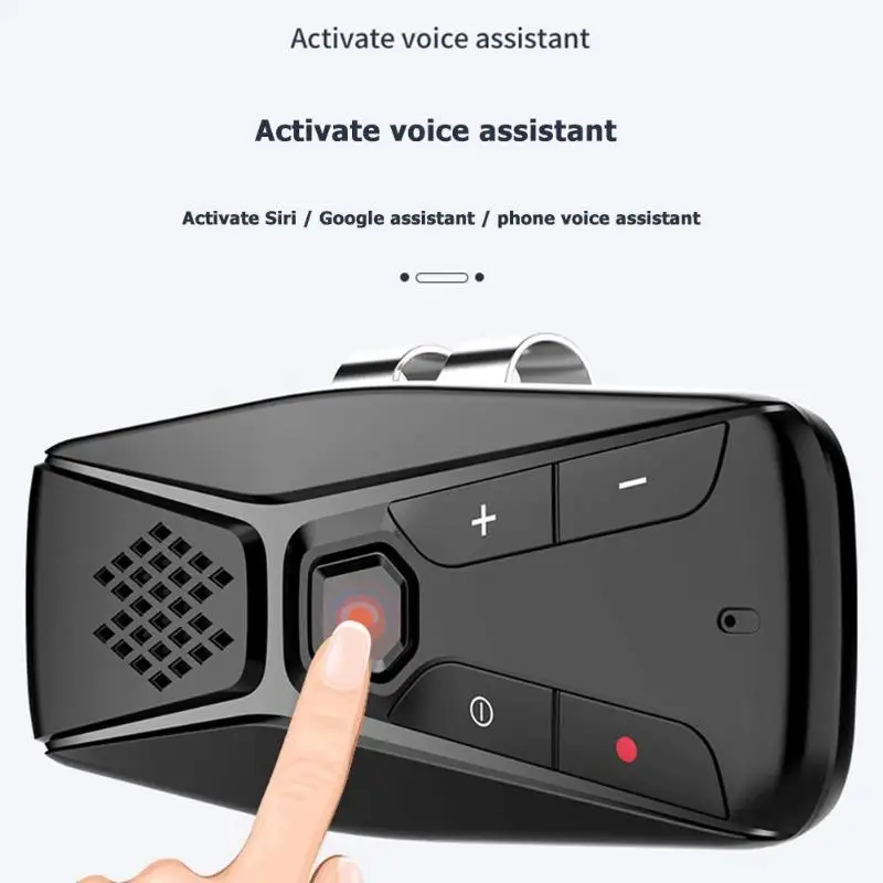 VODOOL Bluetooth 5,0 смарт-автомобиль Громкая связь установить и удалить Удобный Простой громкой связи шумоподавление говорящее устройство
