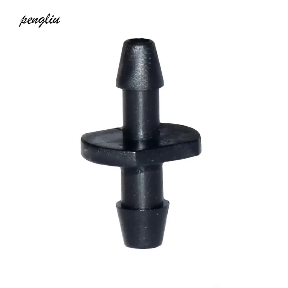1/8&quot barbed connector double ways Used to splice our 3/5mm polyethylene tubing together garden hose 50pcs-pack IT127 | Дом и сад