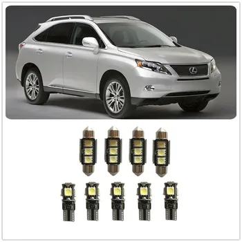 

9PCS White LED Interior Package kit For Lexus LS400 LS430 LS460 LS600h LX450 LX470 LX570 NX200t NX300h RC F 1990-2019