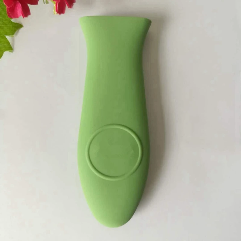 Thick Silicone Insulation Non Slip Panhandle Pot Mitts Cover Pot Pan Handle Heat Insulation Cover Saucepan Holder Kitchen Tools