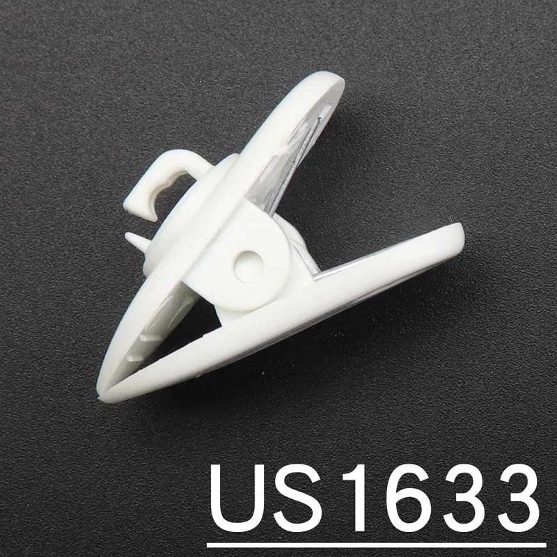 US1633 White 10pcs 10 шт., кабель для наушников, провод, шнур, зажим, зажим для организации, держатель, кабель для гарнитуры, переносной зажим для MP3 телефона, наушников - Цвет: US1633 White 10pcs