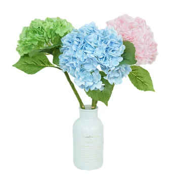 

Moisturizing Imitation Flowers Hydrangea High Quality Handfeel Artificial Flower Living Room Flower Teapoy Table Decoration