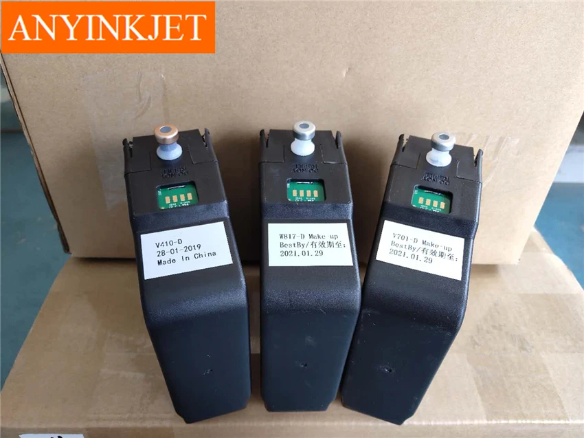 

Compatible V411D cartridge wiht chip with ink for videojet 1210 1220 1510 1520 1610 1620 printer