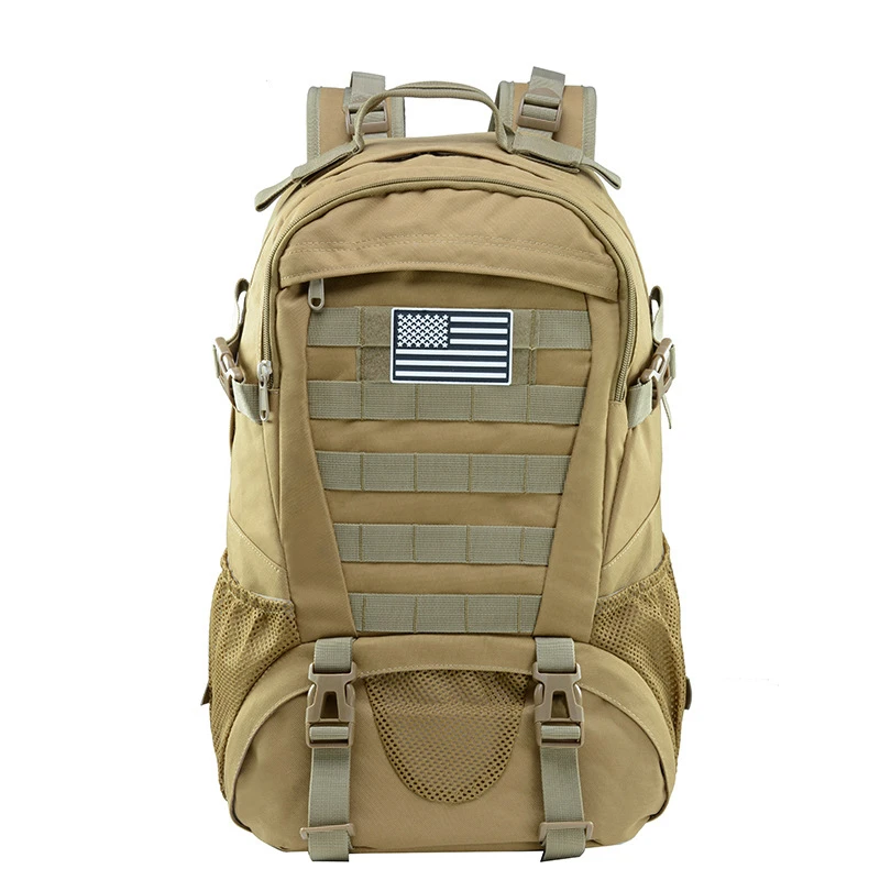 

Tractical Backpack With Space For Velcro Outdoor Sports Camouflage Backpack Hiking Trekking Bag With Mesh Side Pocket wholesale