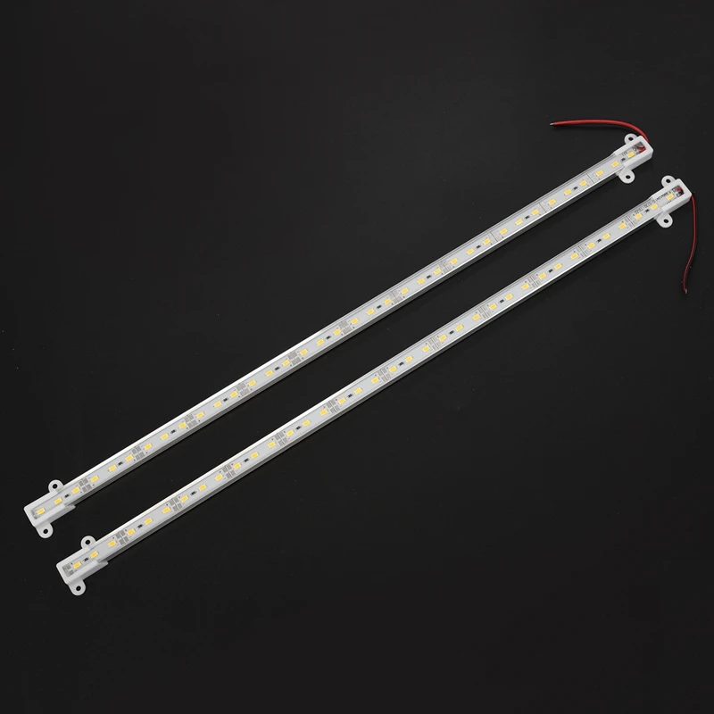 Новая одежда для маленькой девочки 2x50 см, 12 В, 36 светодиодный 5630 SMD жесткий полосу светильник Алюминий оболочки с конец Кепки теплый белый