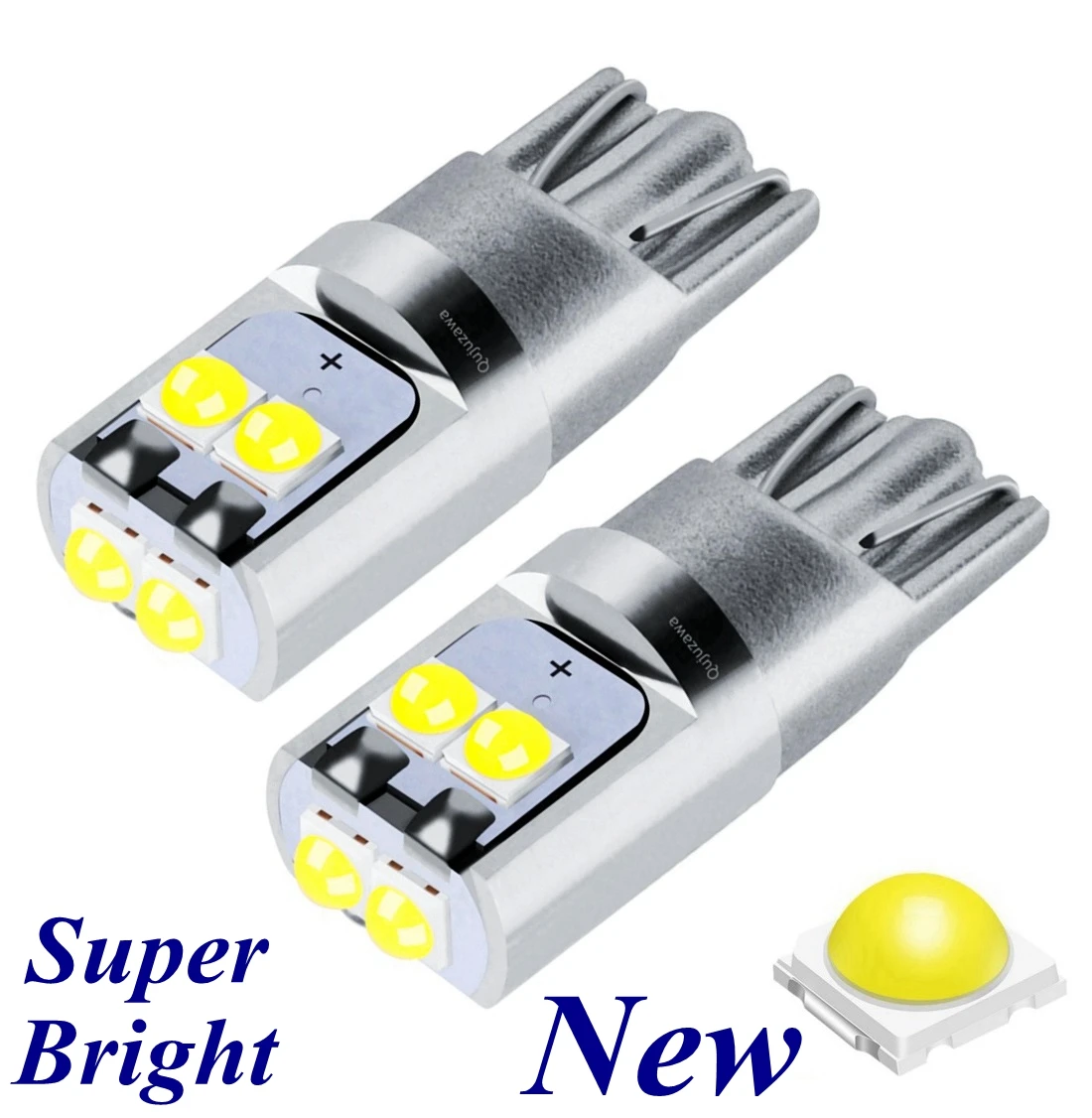 2pcs New T10 W5w Super Bright High Quality Led Wedge Parking Bulbs Car
