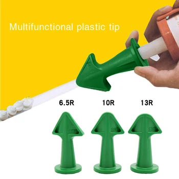 

Sealing Caulk Nozzle Scraper Set Practical Reusable Bathroom Home Durable Window Kitchen Silicone Sealant Finishing Tool