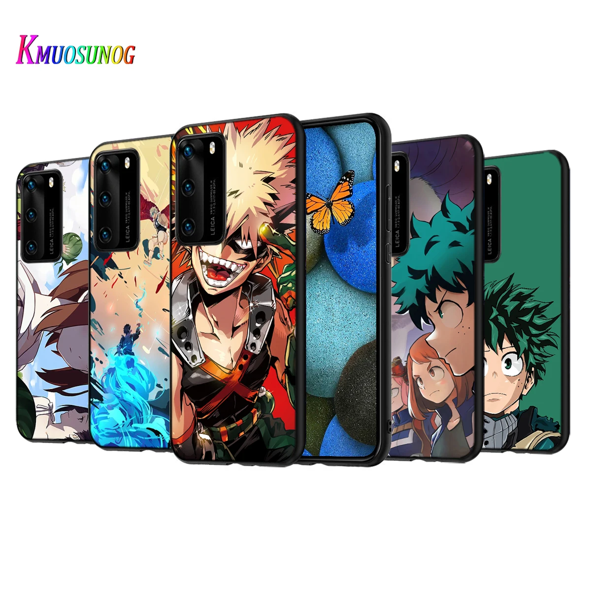 Силиконовый чехол с рисунком из аниме Моя геройская Академия для Huawei P50 P40 P30 P20 Pro