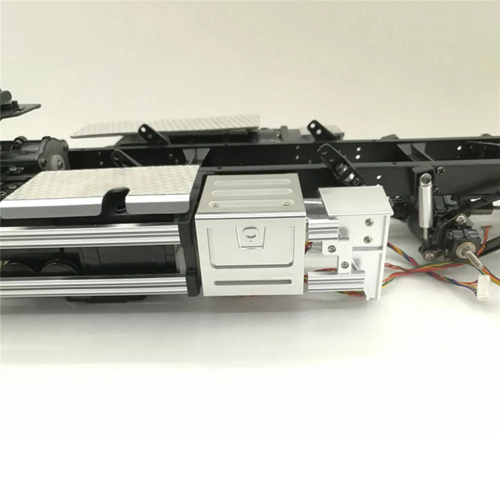 Коробка инструментов боковое оборудование коробка для 1/14 TAMIYA VOLVO 56360 RC для трактора, прицепа, грузовика Запчасти Аксессуары