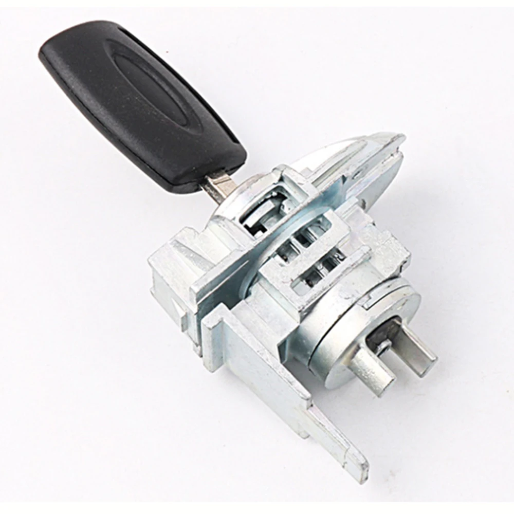 CHKJ OEM цилиндр замка левой двери для Ford Fiesta с 1 шт. замена ключа Автоматический Дверной замок цилиндр слесарный инструмент