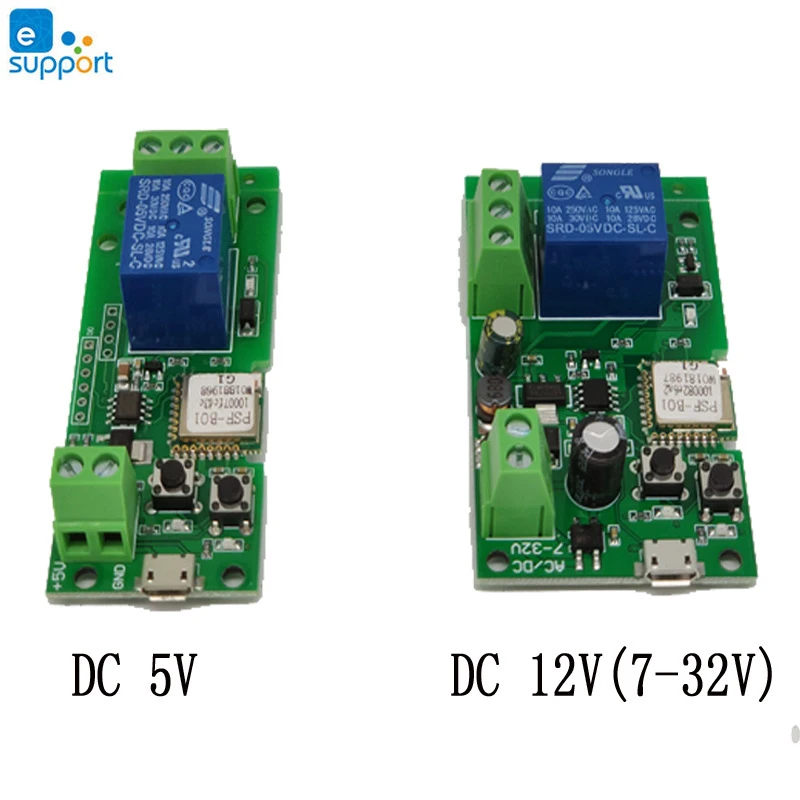 SONOFF DC12V/5-32V Wireless WiFi Smart Switch Jog Inching /Self-locking Module 