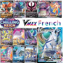 Cartes POKEMON anglaises VMAX TCG, 50 pièces, Collection de jeux, cadeaux pour enfants 