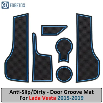 

Door Groove Mat For LADA VESTA 2015 2016 2017 2018 2019 Anti-Slip Mat Gate Slot Coaster Anti-Dirty Mat
