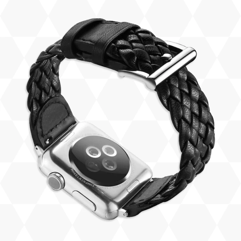 Для наручных часов iwatch Одиночная Петля ремешок часы 44 40 мм Роскошные тканый из