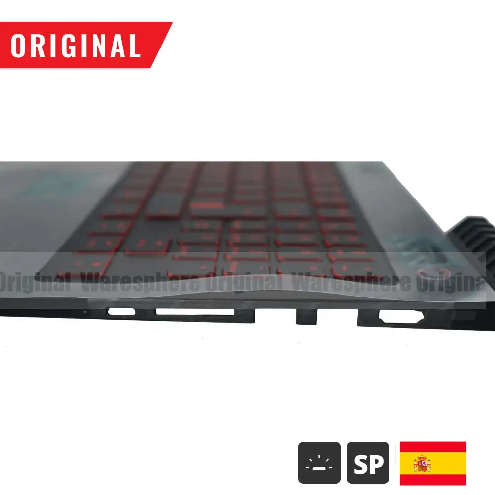 Упор для рук для lenovo Legion Y520 15 Y520-15IKB верхняя крышка верхний чехол с SP Испания клавиатура с подсветкой AP13B000300