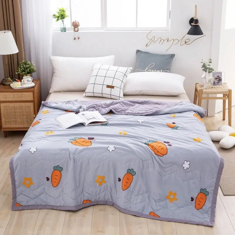 

Summer Quilt Blankets Cartoon Comforter New Bed Cover Quilting Home Textiles Suitable For Full Queen King bed