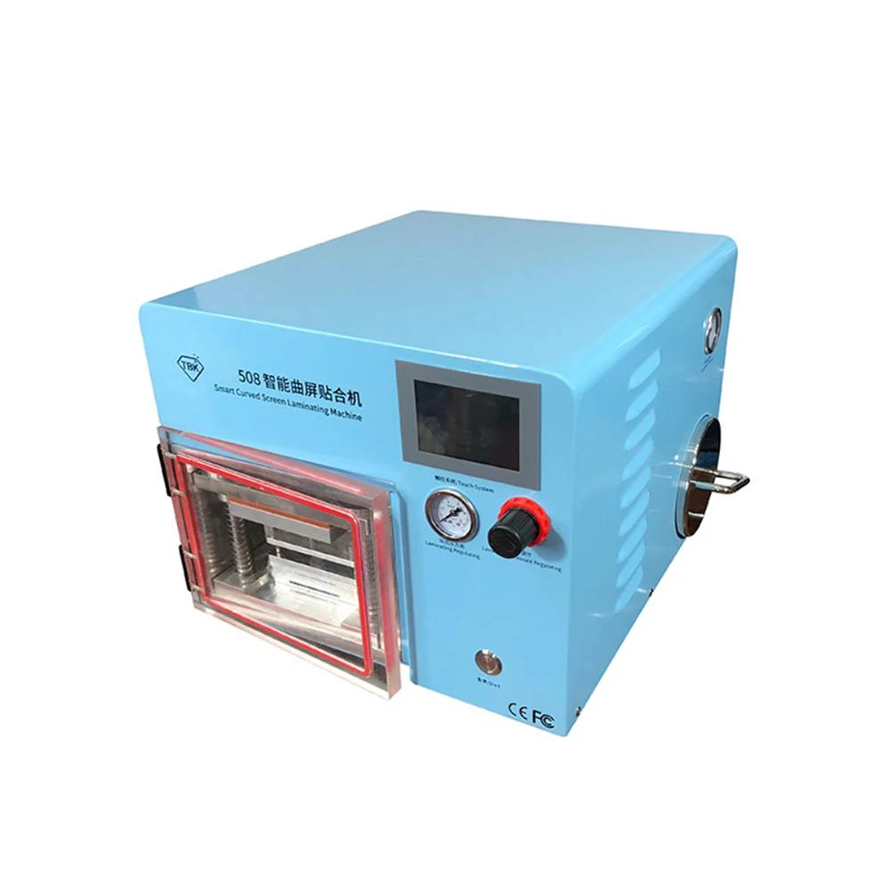 

Curved Screen Laminating And Debubble Machine TBK-508 LCD Lamination Machines For Mobile Phone S6 S7 S8 Edge Screen 800W