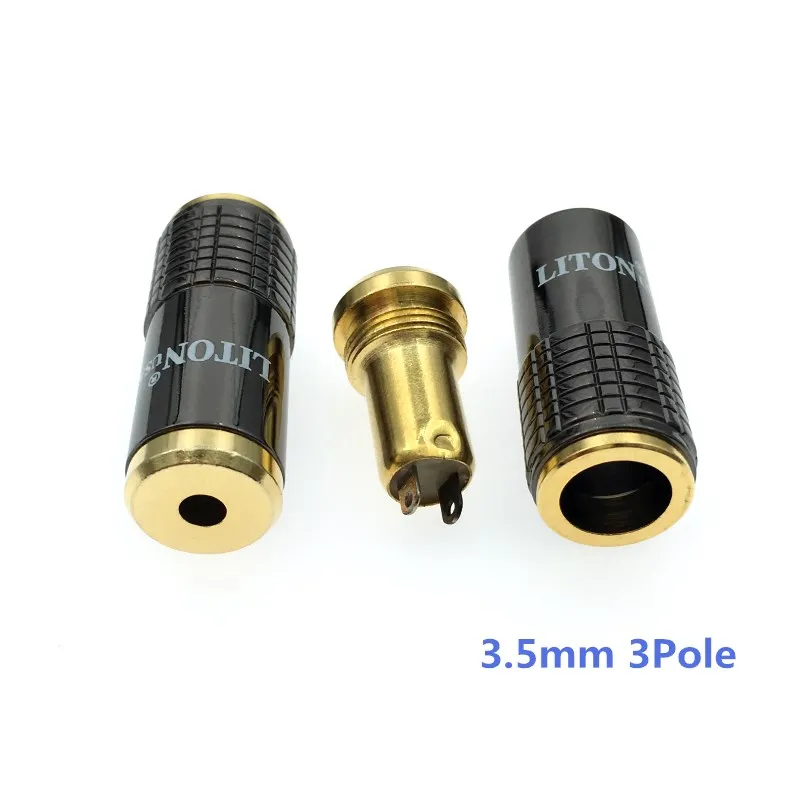 2 Poli 3 Poli 4 Poli Metallo 3.5mm Maschio Jack Spina Mono Stereo Audio Cavo A Saldare Connettore 3.5 Auricolare Cuffia Adattatore Di Riparazione Q1 - Foto 5