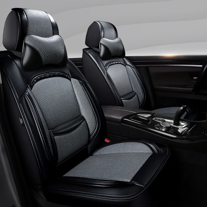 Подушка для автомобильных сидений из ротанга, кожа, Toyota Corolla, двойной двигатель, подтяжка лица, все края включены, чехол для сиденья, лето, на