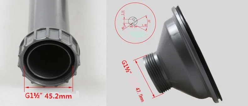 Kitchen Sink Drain Pipe Double Sink Drain Garbage Disposer Accessories