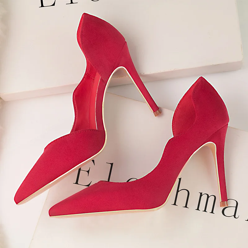 

2020 NEW Colors Women Pumps PU Leather Sandals High Heels Pointed Toe Buckle Fashion Summer Women Shoes X9X085269