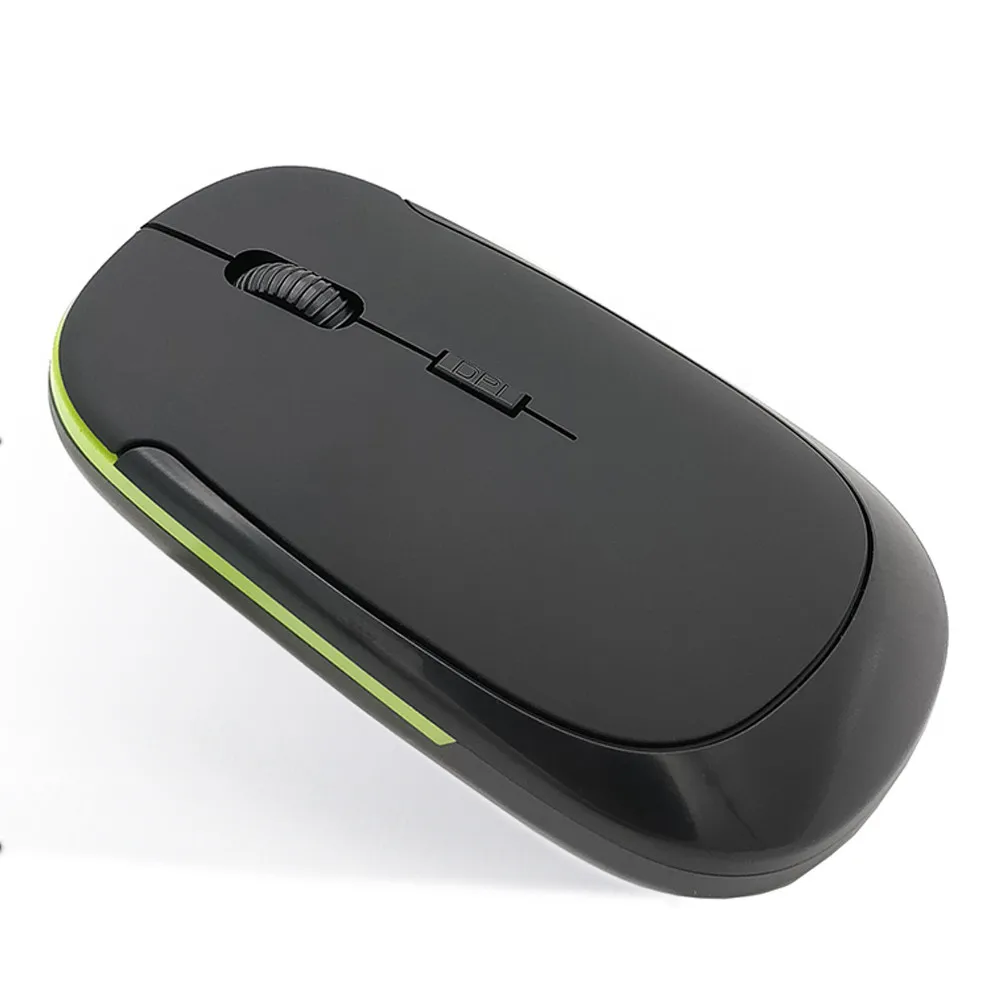 

2.4G portable Wireless Optical Gaming Mouse Ultra-thin Mice with USB Receiver for Laptop Notebook PC