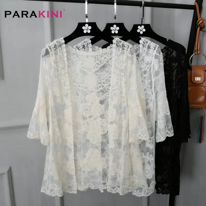 PARAKINI,, Новое поступление, сексуальный, с кружевами, пляжный, накидка, кружевной, пляжный женский купальник, накидка, женская пляжная одежда, накидка