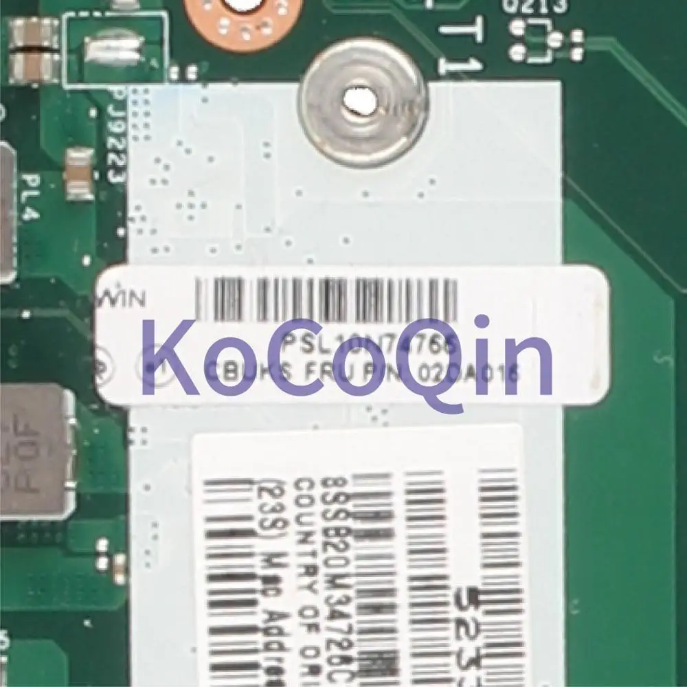 awesome  KoCoQin Laptop motherboard For LENOVO YOGA 380 X380 Mainboard SR3L9 i5-8350U 02DA016 LA-F421P With 