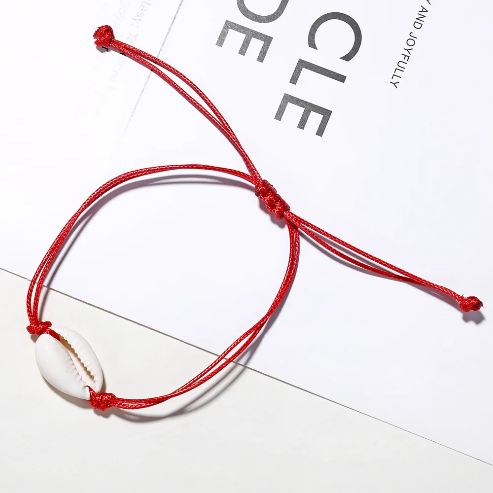 HI MAN Trendy Natural Shell Hand-woven Bracelet Shell Bracelets Ocean Summer Beach Wristband Charm Jewelry Gift Drop Shipping - Image 4