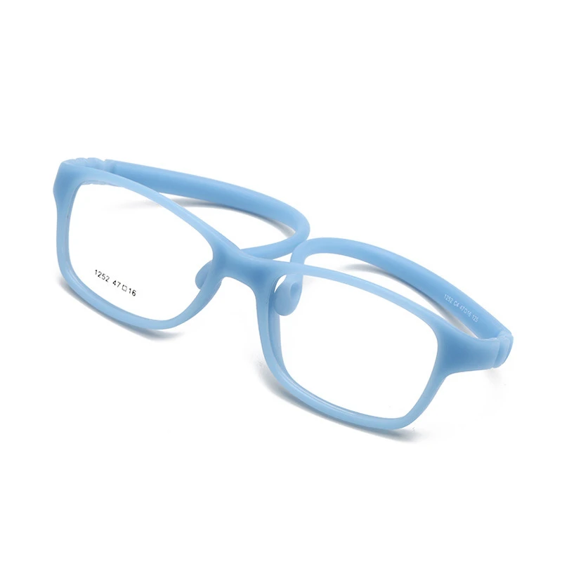 

2019 new Korean children's glasses frame full silicone without screws myopia glasses frame color optical paint-free glasses