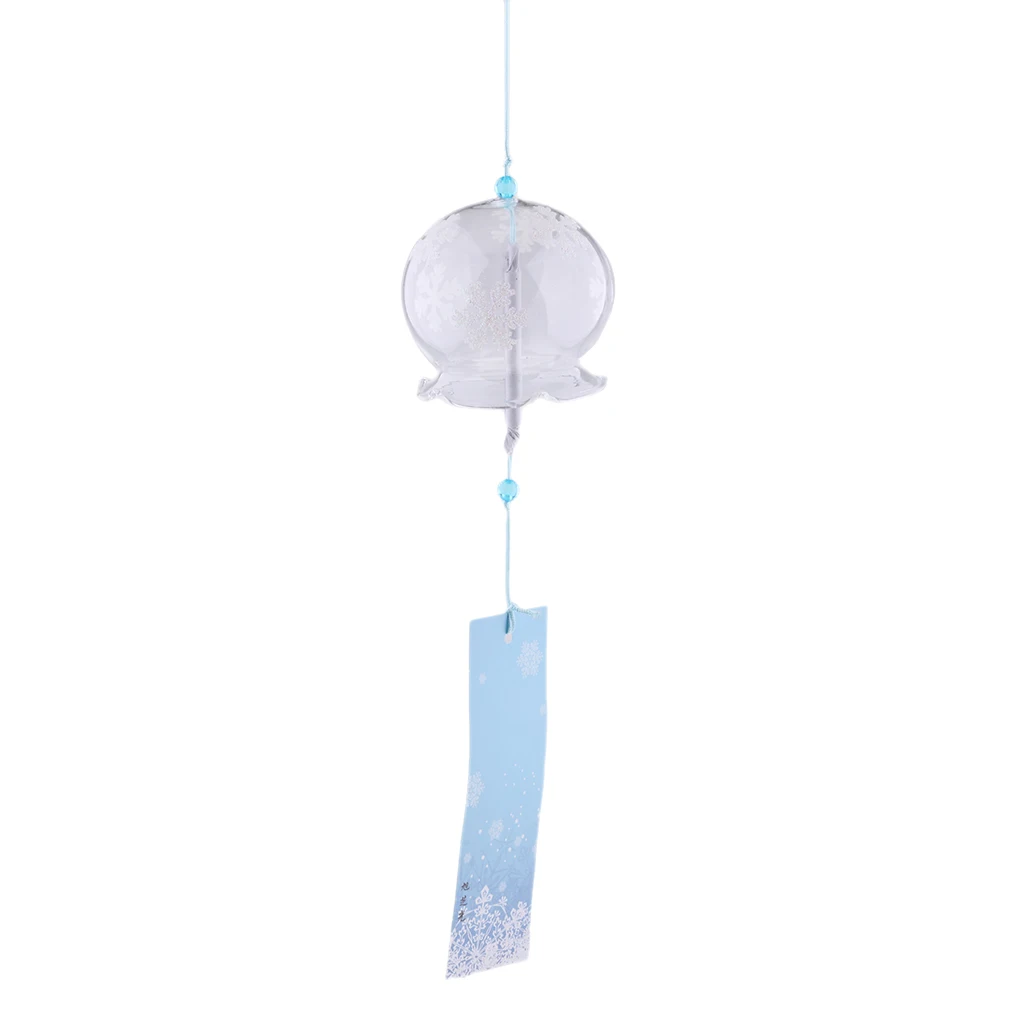 4 Японский ветер Колокольчик музыка ветра ручной работы стекло Furin домашний декор спа Декор Кухня Декор офис Декор для дня рождения и праздника - Цвет: 4