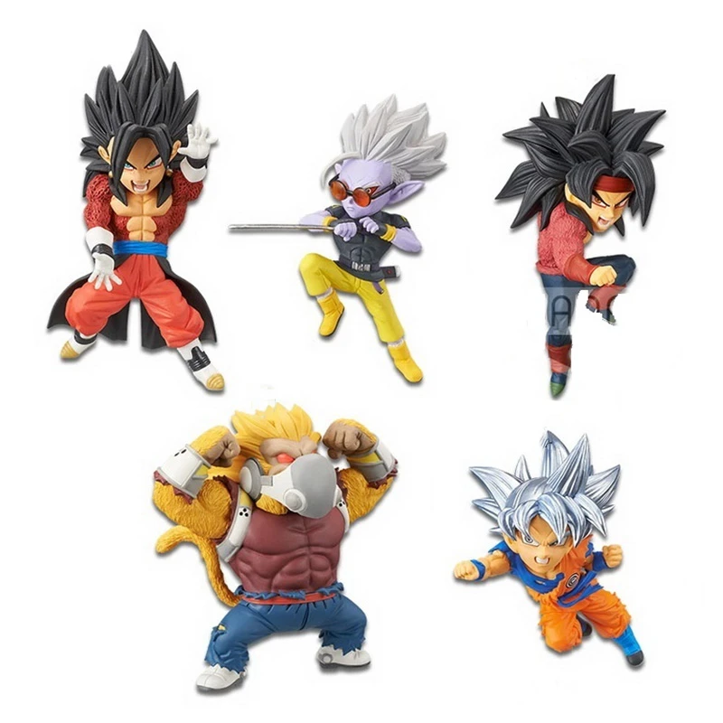 バンダイ 子供向けのドラゴンボールzの置物 5ピース セット 人気のキャラクター 収集品 おもちゃ ギフト Wcf ドラゴンボールz Null Aliexpress