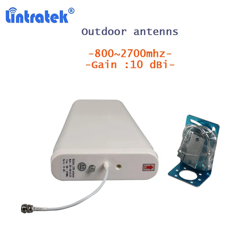 Lintratek наружная антенна 800~ 2700 МГц для усилителя сигнала GSM 3g 4G CDMA 3g WCDMA 2100 МГц LPDA внешняя антенна ретранслятор сигнала