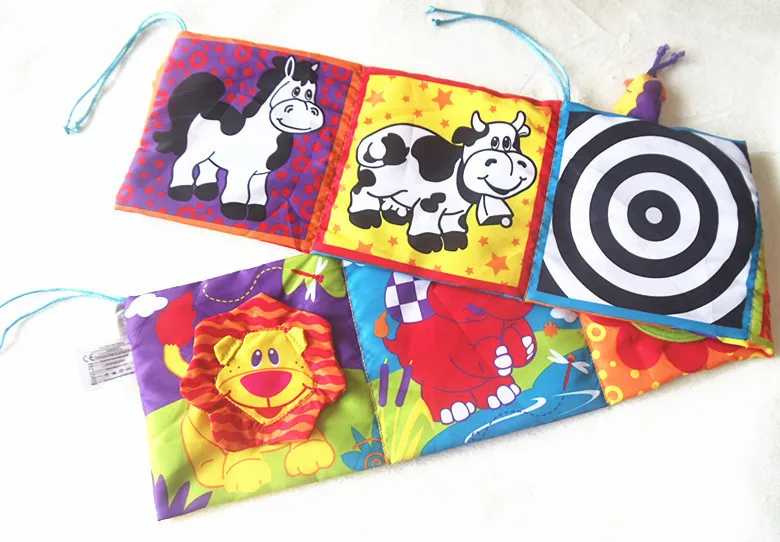 

Sozzy Infants Bed Hanging Stereo chuang wei bu Book Baby Visual Stimulate Early Childhood Educational Toy Cloth Book