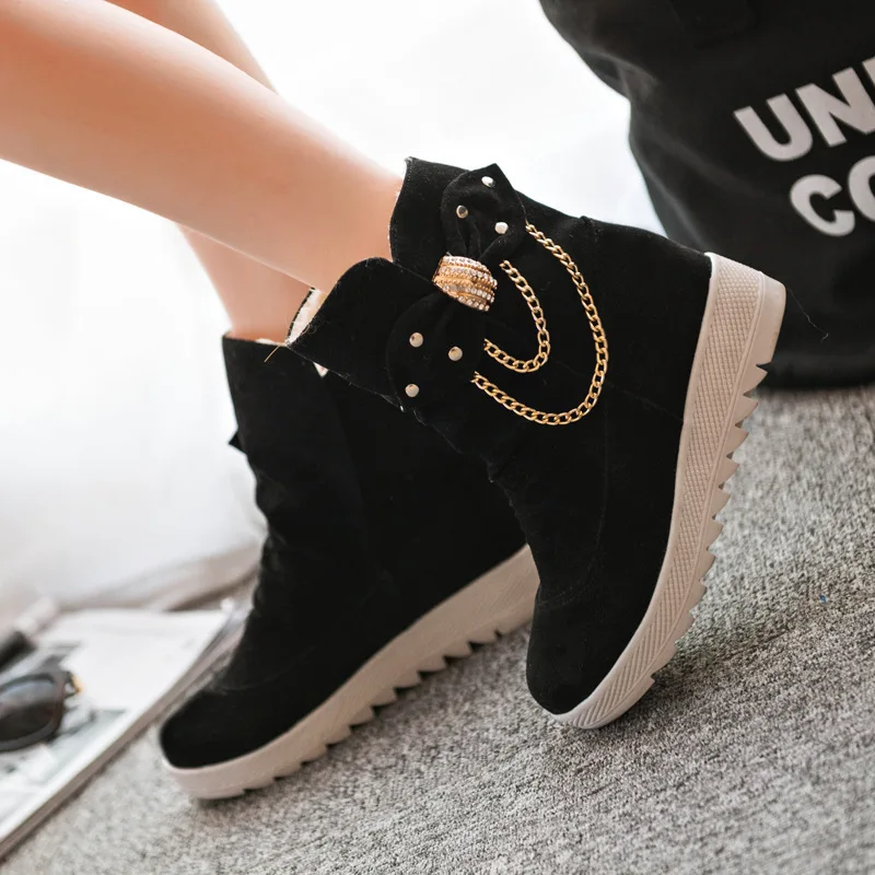 

Winter Snow Boot Student Short Boots Women Flat Co
