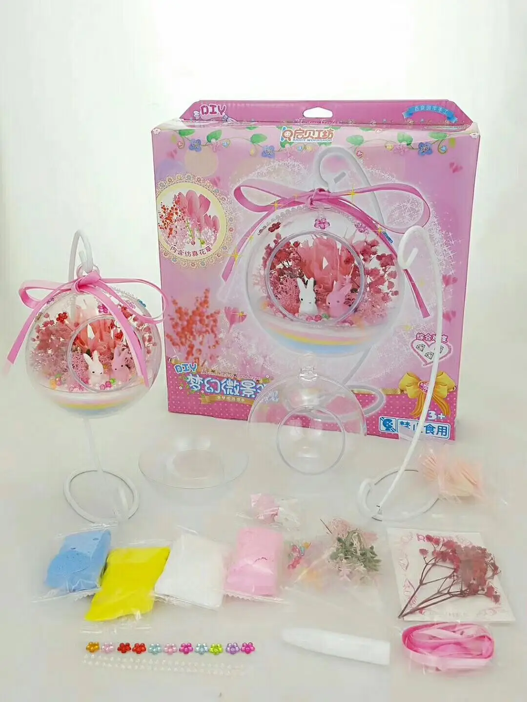 Kai Bay Workshop Dreamy микро пейзаж для детей DIY креативная игрушка ручной работы материал коробка хрустальный шар обучающая игрушка