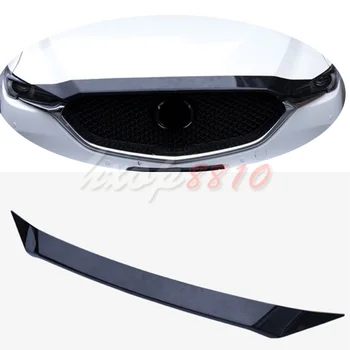 

Car modification Car accessories Carbon Fiber ABS Exterior Front Hood Grille Cover Trim For Mazda CX-5 2017 2018