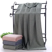 Крестообразное поколение жира хлопок банное полотенце Марля в японском стиле в полоску банное полотенце мягкое и удобное толстое банное полотенце