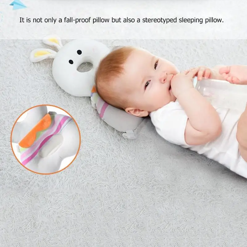 2 в 1 большая детская подушка для защиты головы, дышащая, бархатная, удобная, не деформированная, антиосенняя подушка для подголовника